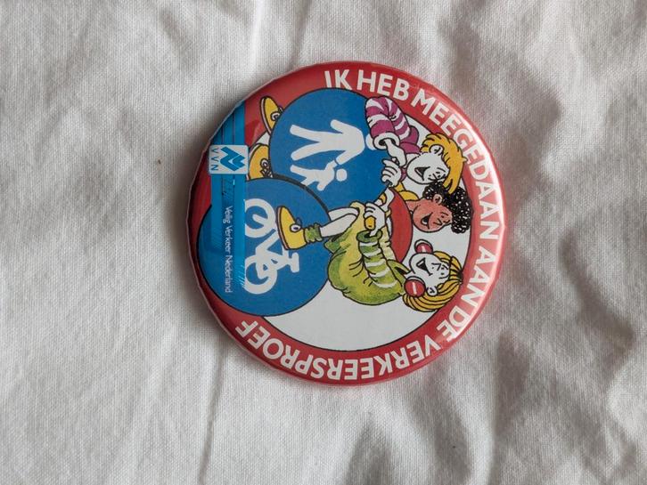 VVN Verkeersproef Button, Verzamelen, Speldjes, Pins en Buttons, Gebruikt, Button, Overige onderwerpen, Ophalen of Verzenden