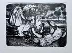 Zeefdruk Henri de Haas, Antiek en Kunst, Kunst | Litho's en Zeefdrukken, Verzenden