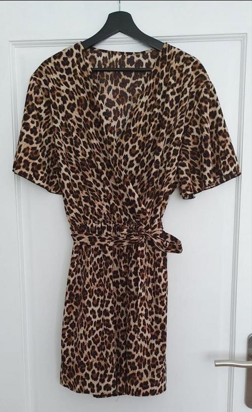 Korte Panter print Jumpsuit, Kleding | Dames, Jurken, Nieuw, Maat 46/48 (XL) of groter, Bruin, Boven de knie, Ophalen