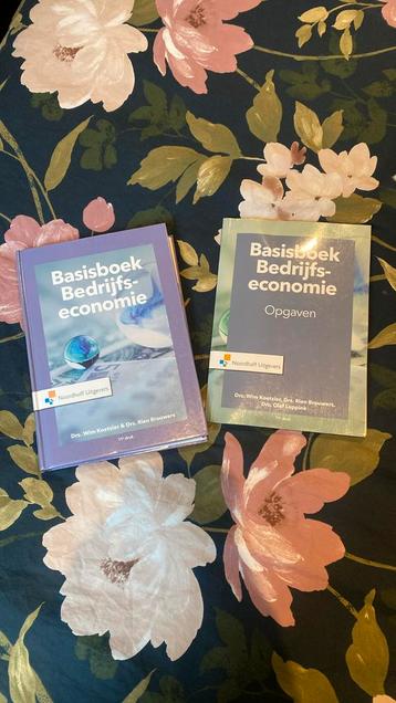Basisboek bedrijfseconomie + opgavenboek! beschikbaar voor biedingen
