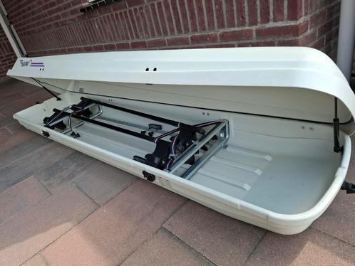 Te huur: Dakkoffer +evt drgrs Focus wgn z.dakrails 2011-2018, Auto diversen, Dakkoffers, Gebruikt, Ophalen