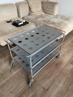 Vintage Ikea Niels Gammelgaard Tunsta trolley / koffietafel, Ophalen, 50 tot 75 cm, Vintage, Minder dan 50 cm