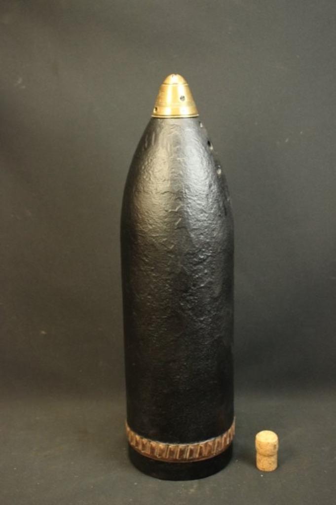 WO1 Britse 6 inch HE patroon LEEG, Verzamelen, Militaria | Algemeen, Landmacht, Hulzen of Bodemvondsten, Engeland, Ophalen