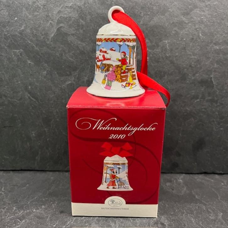 Hutschenreuther Weihnachtsglocke 2010 – Im Zimmerwald, Diversen, Kerst, Zo goed als nieuw, Ophalen of Verzenden