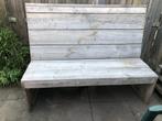 Houten Tuinbank met Rugleuning, Ophalen, Gebruikt, Hout