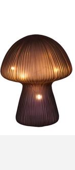 Paddestoel lampje mat paars, Ophalen of Verzenden, Nieuw, Glas