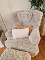 2 Nieuwe Teddy Kussentjes - Wit & Beige, Huis en Inrichting, Fauteuils, Minder dan 50 cm, Nieuw, Ophalen of Verzenden, Stof