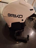 Briko Skihelm Wit - Maat M/L, Overige merken, Gebruikt, Ophalen of Verzenden, Kleding