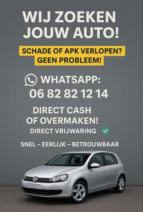 Auto Inkoop - Schade auto’s inkoop - Geen Apk, Auto diversen, Handleidingen en Instructieboekjes, Ophalen