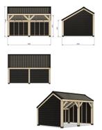 Kapschuur of veranda op maat, Tuin en Terras, Overkappingen, Ophalen, Nieuw, Veranda