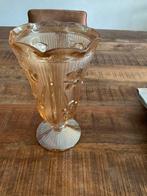 Vintage Jeanette Marigold Carnival Glass vaas, Ophalen
