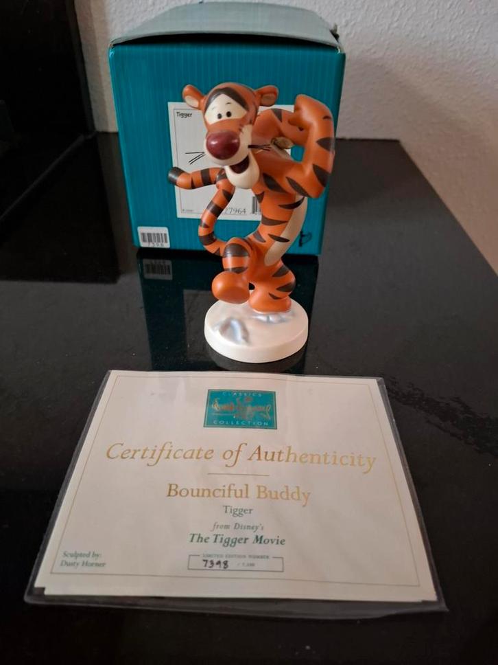 Disney wdcc tigger teigertje pooh limited edition, Verzamelen, Disney, Zo goed als nieuw, Beeldje of Figuurtje, Ophalen