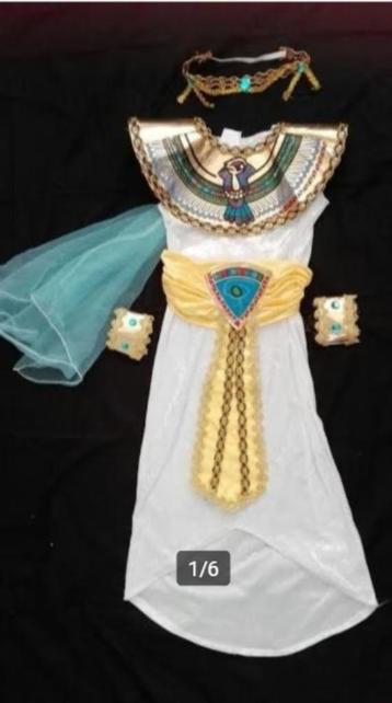 Prachtige 7 dlg Cleopatra outfit mt 116 / 122 beschikbaar voor biedingen