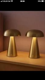 Set van Twee Bijzonder Stijlvolle Draadloze LED Lampjes - NW, Verzenden, Nieuw, Metaal, Minder dan 50 cm
