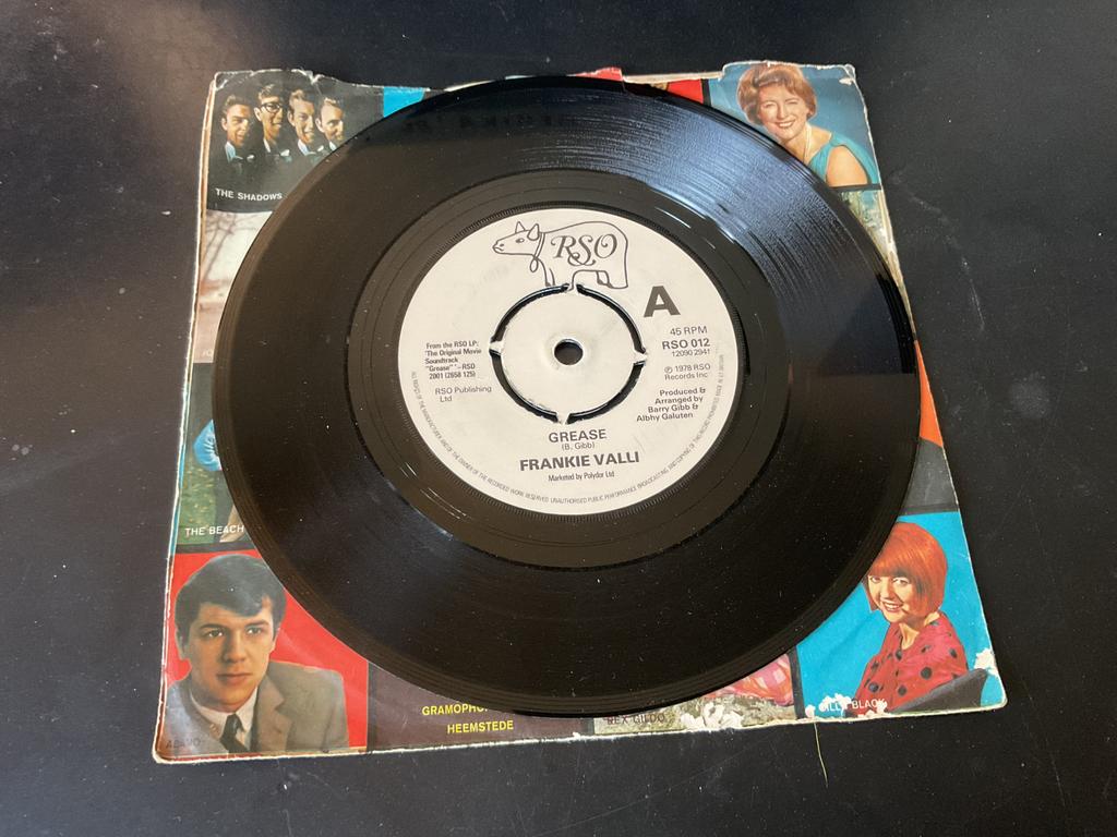 Frankie Valli/Gary Brown - Grease Vinyl 7” Single, Ophalen of Verzenden, Gebruikt, 7 inch, Pop