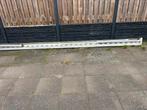 Zonnescherm met sleutel 5.50m lang en 3m omlaag, Tuin en Terras, Zonneschermen, Ophalen, 450 cm of meer, Elektrisch, Zo goed als nieuw