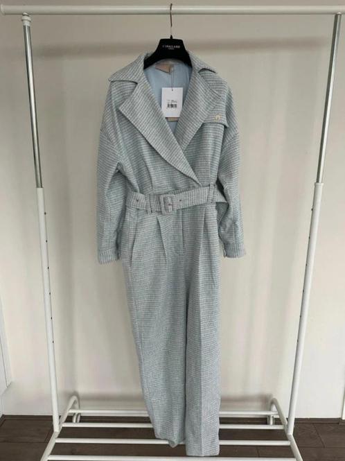 Nieuw: Josh V bouclé jumpsuit broekpak Luar getailleerd, Kleding | Dames, Jumpsuits, Nieuw, Maat 38/40 (M), Blauw, Ophalen of Verzenden