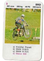 Kwartetkaart Maico 500, Ophalen of Verzenden, Gebruikt, Motoren