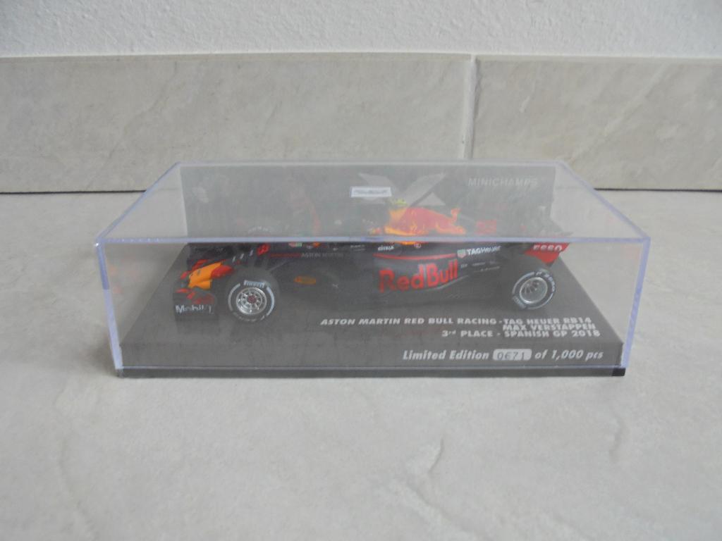 Max Verstappen Minichamps 1:43 Spanish GP 2018, Ophalen of Verzenden, Nieuw, Auto, MiniChamps