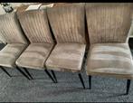 4 bruine stoelen, Ophalen, Gebruikt, Bruin, Vier