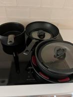 Tefal 6-delige pannenset, Huis en Inrichting, Keuken | Potten en Pannen, Ophalen of Verzenden, Zo goed als nieuw, Rvs, Pannenset