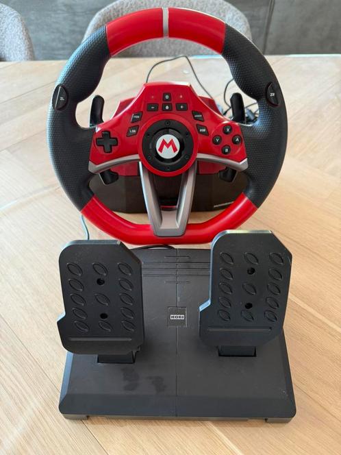 Nintendo switch mario kart racing wheel (stuur) van hori, Spelcomputers en Games, Spelcomputers | Nintendo Consoles | Accessoires