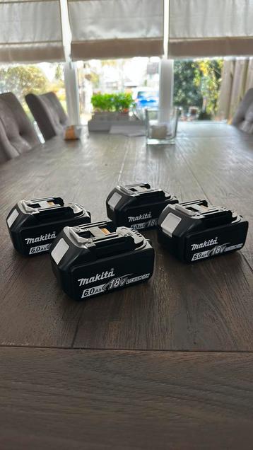 Makita 18V 6ah BL1860B accus Nieuw beschikbaar voor biedingen