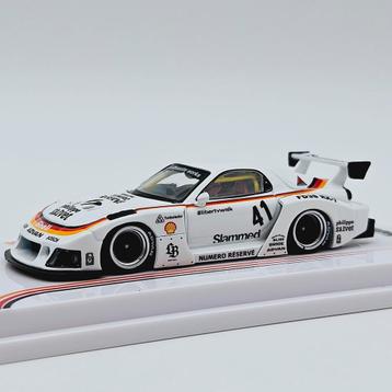 Inno64 LBWK Mazda RX7 (FD3S) LB Super Silhouette, white/oran beschikbaar voor biedingen