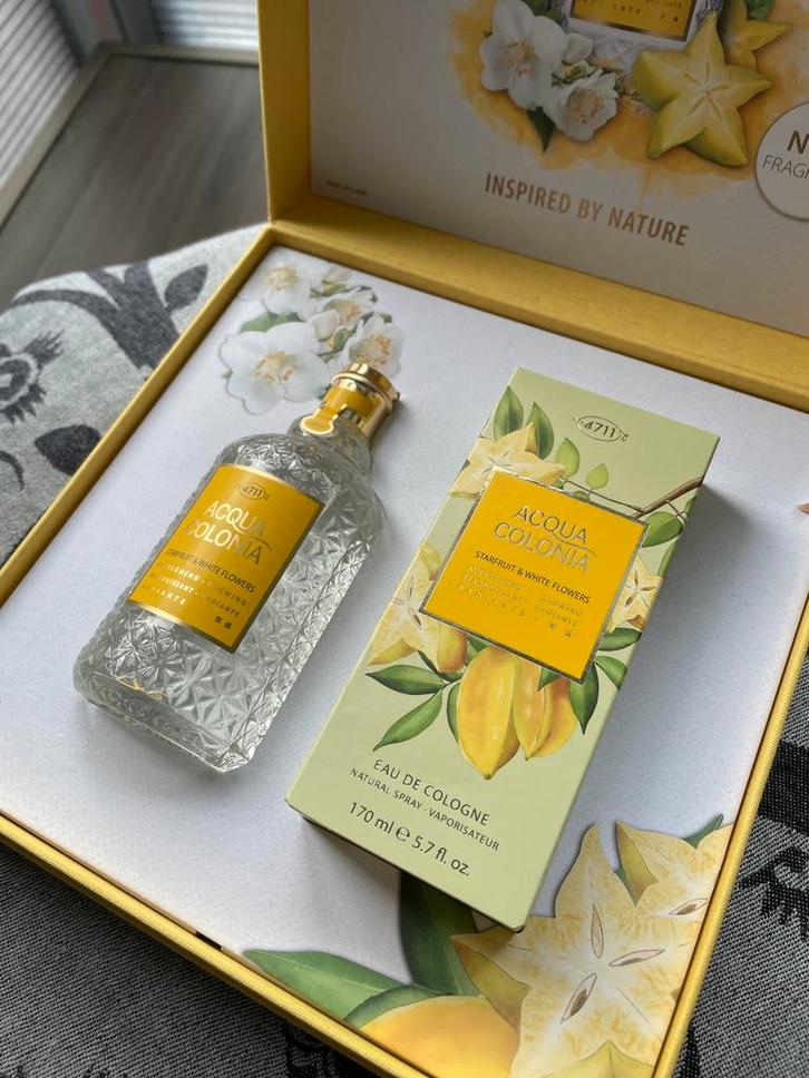 4711 Eau de Cologne displaydoos met inhoud, Verzamelen, Parfumverzamelingen, Zo goed als nieuw, Parfumfles, Gevuld, Ophalen of Verzenden