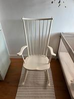 Houten Schommelstoel, Huis en Inrichting, Stoelen, Ophalen, Gebruikt, Wit, Eén