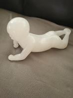 Albasten Beeldje - Kruipende Baby, Ophalen