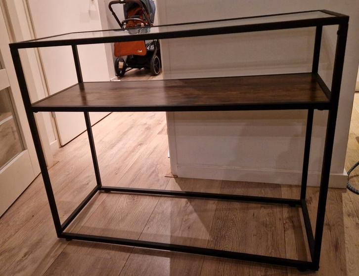 Mango Hout Console Tafel, Huis en Inrichting, Tafels | Bijzettafels, Zo goed als nieuw, Rechthoekig, 60 cm of meer, 75 cm of meer