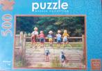 King Puzzel - Bottoms up - 500 stukjes - Compleet!, Ophalen of Verzenden, 500 t/m 1500 stukjes, Zo goed als nieuw, Legpuzzel