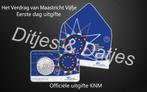 Eerste dag uitgifte Verdrag van Maastricht Vijfje coincard, Postzegels en Munten, Munten | Nederland, Ophalen of Verzenden, Koningin Beatrix