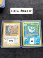 Shining noctowl NDE 110 & Blastoise 2 Base Set, Hobby en Vrije tijd, Verzamelkaartspellen | Pokémon, Ophalen of Verzenden, Zo goed als nieuw