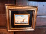 Schilderij: Zeilboot op zee, Ophalen