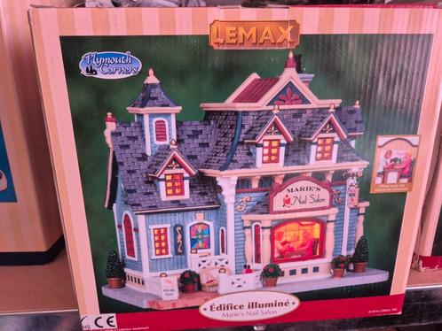 Lemax Marie's Nail Salon (Playmouth Corners), Diversen, Kerst, Zo goed als nieuw, Ophalen of Verzenden