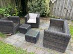 Wicker Loungeset 4 persoons, Ophalen, 4 zitplaatsen, Gebruikt, Loungeset