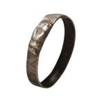 Bodemvondst renaissance zilveren ring met figa hand symbool, Antiek en Kunst, Antiek | Goud en Zilver, Verzenden, Zilver