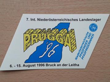 stickers Scouting kamp Oostenrijk - Prugga 1996 beschikbaar voor biedingen