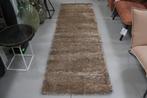 Vloerkleed Shaggy Brilliant Taupe 80x250 (gratis verzending)