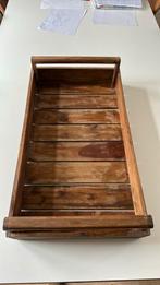 Robuuste, stevige, mooie houten dienblad, Ophalen, Nieuw, Rechthoekig, Hout