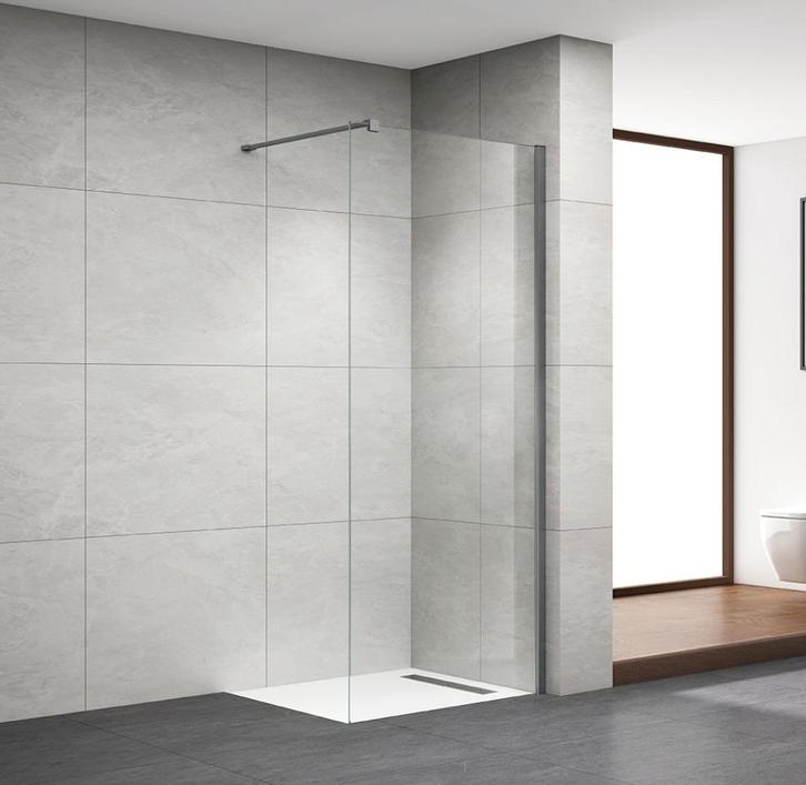 Moza RVS Stabilisatie douchewand stang (120cm), Doe-het-zelf en Verbouw, Glas en Ramen, Nieuw, Glasplaat, 80 tot 120 cm, 80 tot 120 cm