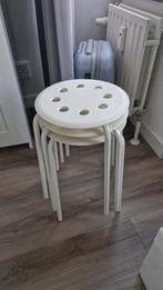 3 Witte IKEA Krukjes, Ophalen, Kunststof, Gebruikt, Drie