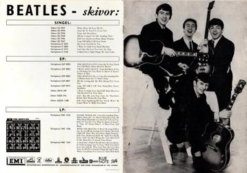 THE BEATLES CONCERTPROGRAMMA ZWEDEN 1964 beschikbaar voor biedingen