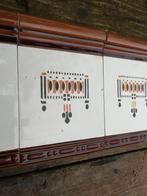 21 art deco wandtegels oker/groen decor 15x15cm