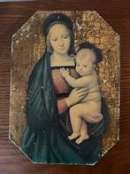 Maria met kindje Jezus icoon, jaren '50, Antiek en Kunst, Antiek | Religie, Ophalen of Verzenden