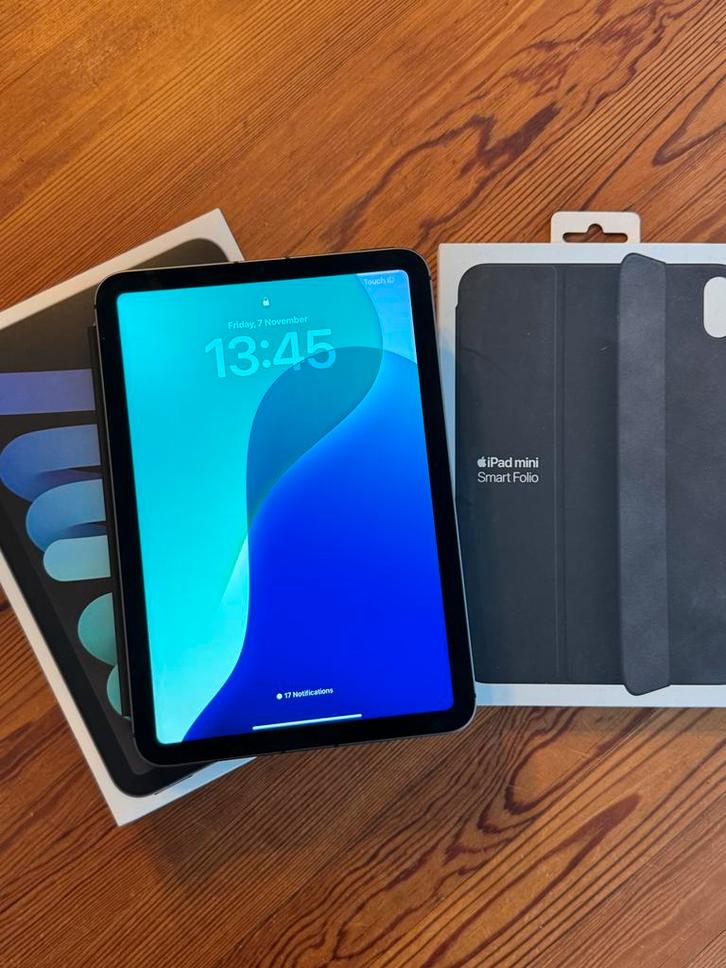 Apple iPad mini (6th generation) 256GB + 5G, Computers en Software, Apple iPads, Zo goed als nieuw, Apple iPad Mini, Wi-Fi en Mobiel internet