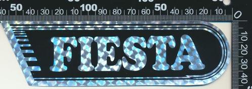 Sticker: Ford - Fiesta (Glittersticker 4), Verzamelen, Stickers, Zo goed als nieuw, Auto of Motor, Verzenden