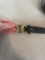 Riem Celine goud zwart 85 cm damesriem nieuw, 80 tot 90 cm, Ophalen of Verzenden, Zo goed als nieuw, Zwart